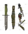 Cuchillo táctico K25 modelo Bayoneta con hoja de 17,8 cm