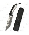 Cuchillo táctico encordado K25 Black con hoja de 13,3 cm