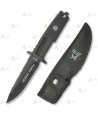 Cuchillo táctico K25 con puño goma Titanium con hoja de 12,5 cm