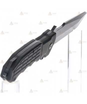 Cuchillo táctico K25 Predator negro con hoja de 14 cm