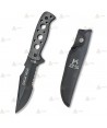 Cuchillo táctico K25 con puño de aluminio y hoja de 13,5 cm