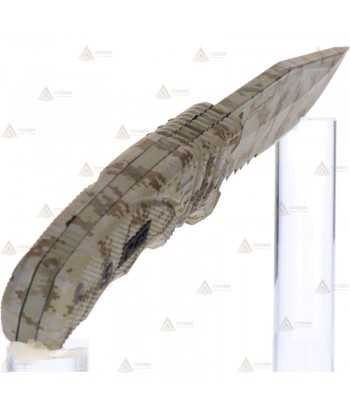 Cuchillo táctico K25 modelo SFL camo con sierra y hoja de 14 cm