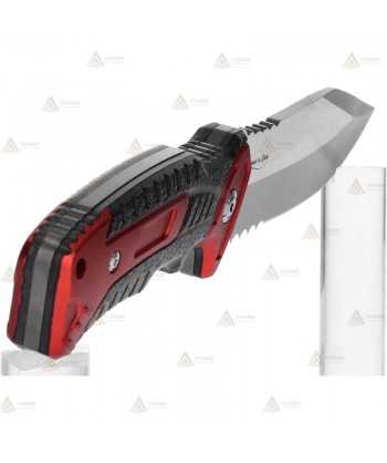Cuchillo táctico K25 con puño de aluminio y hoja de 14 cm