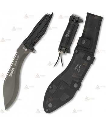 Machete  táctico K25 modelo Elephas con hoja de 22,7 cm