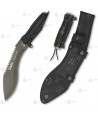 Machete  táctico K25 modelo Elephas con hoja de 22,7 cm