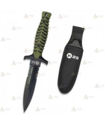 Cuchillo táctico K25 modelo Coyote con hoja de 12,5 cm