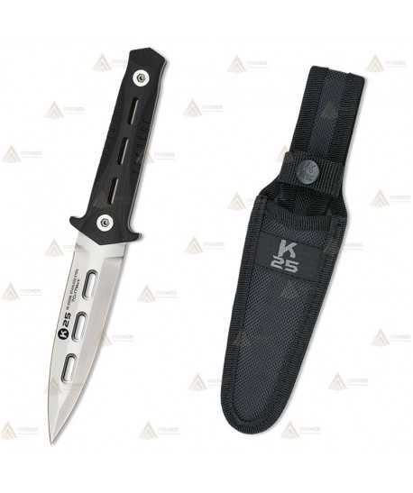 Cuchillo táctico K25 modelo Botero con hoja de 12,5 cm