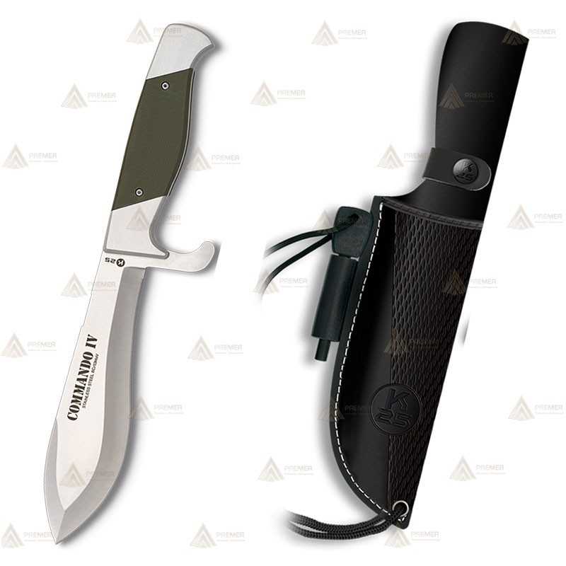 Cuchillo táctico K25 modelo Commando IV con hoja de 14,5 cm