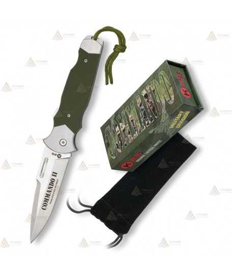 Navaja táctica K25 modelo Commando II con hoja de 9 cm