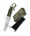 Navaja táctica K25 modelo Commando II con hoja de 9 cm