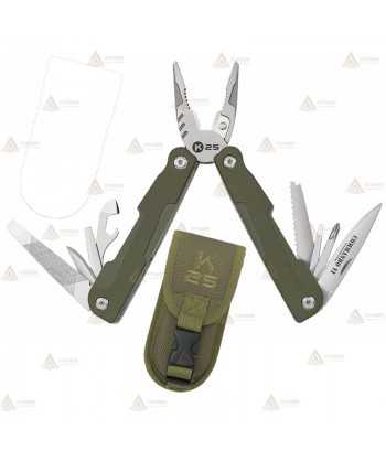 Multiusos táctico K25 de 11 usos modelo Commando II color verde