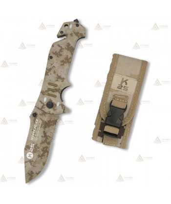 Navaja táctica K25 modelo Siroco con hoja de 9,3 cm
