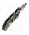 Navaja táctica K25 Camo Pixel con hoja de acero de 9,3 cm