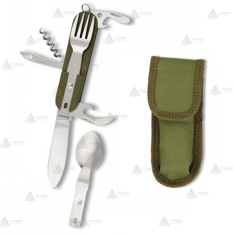 Navaja multifunción con set de cubiertos