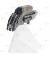 Navaja táctica K25 color Camo con linterna y hoja de 9,5 cm