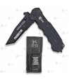 Navaja táctica K25 Predator con hoja de acero de 9,5 cm