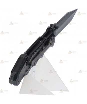 Navaja táctica K25 con mango de aluminio y hoja de 8,5 cm