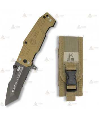 Navaja táctica K25 modelo Mohican II hoja de 7,8 cm
