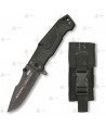 Navaja táctica K25 color negra, modelo Mohican I hoja de 7,8 cm