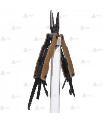 Alicate multiusos táctico K25 de 19 usos color Coyote