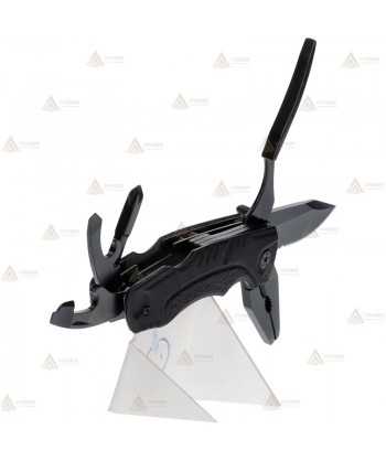 Navaja multiusos táctica K25 de 17 usos color negro