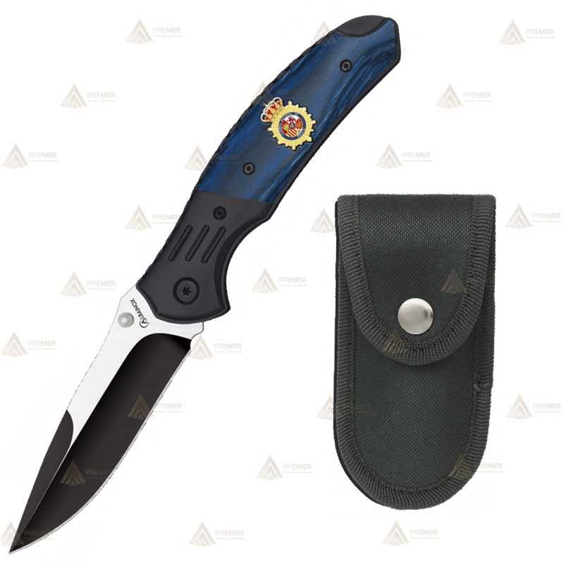 Navaja táctica personalizada Policía Nacional con hoja de 8,5 cm