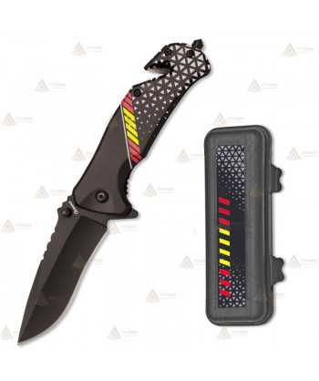 Navaja táctica personalizada Bandera España con hoja de 8,1 cm
