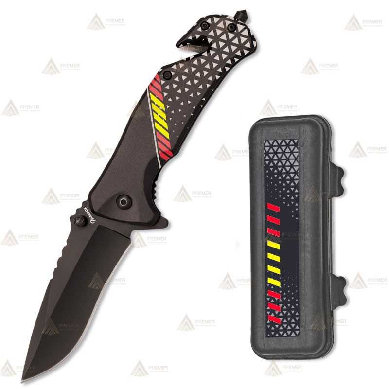 Navaja táctica personalizada Bandera España con hoja de 8,1 cm