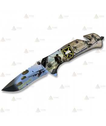 Navaja táctica personalizada Brigada Paracaidista con hoja de 8,2 cm