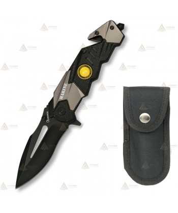 Navaja táctica personalizada para el cuerpo de Marines con hoja de 8,5 cm.