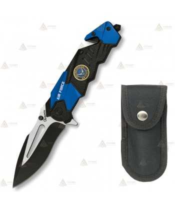 Navaja táctica personalizada para la AIR Force con hoja de 8,5 cm