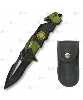 Navaja táctica personalizada para las Army con hoja de 8,5 cm