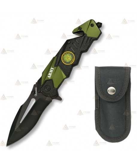 Navaja táctica personalizada para las Army con hoja de 8,5 cm
