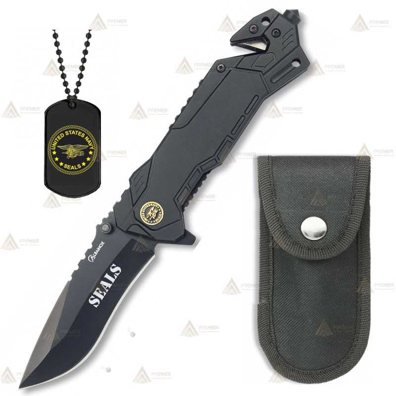Navaja táctica personalizada para las SEALS con hoja de 8,1 cm