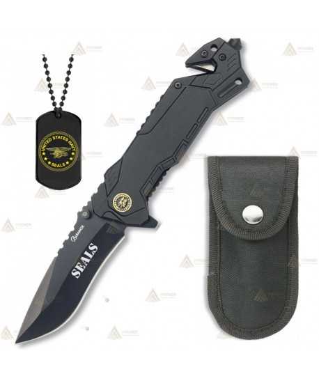 Navaja táctica personalizada para las SEALS con hoja de 8,1 cm