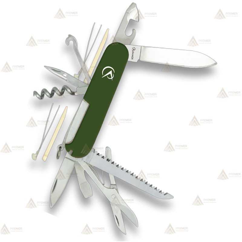 Navaja multiusos táctica de 12 usos color verde