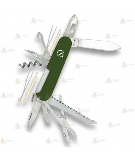 Navaja multiusos táctica de 12 usos color verde
