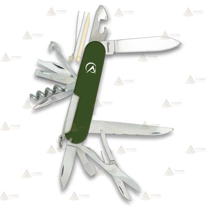 Navaja multiusos táctica de 14 usos color verde
