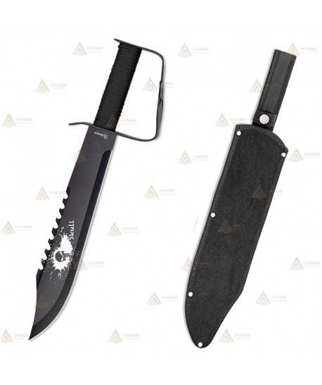 Cuchillo táctico con hoja de 35,4 cm con guardamano