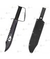 Cuchillo táctico con hoja de 35,4 cm con guardamano