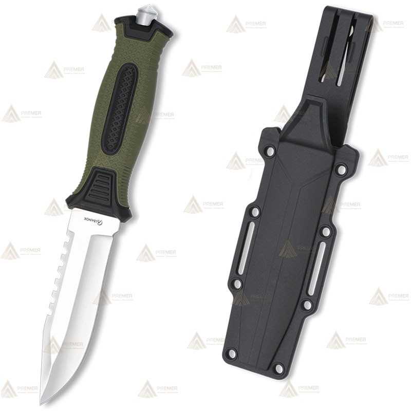 Cuchillo táctico con hoja de 12 cm
