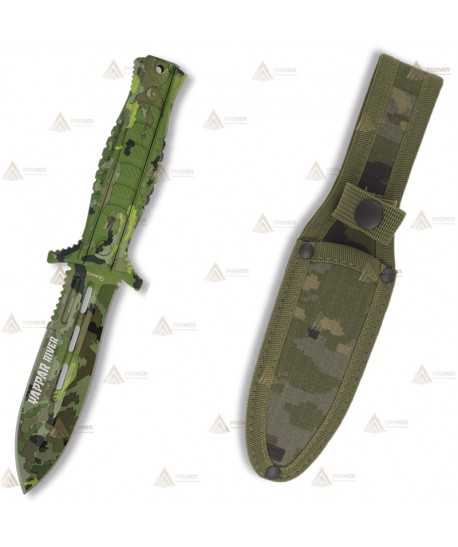 Cuchillo táctico modelo Vapper River con hoja de 12,2 cm