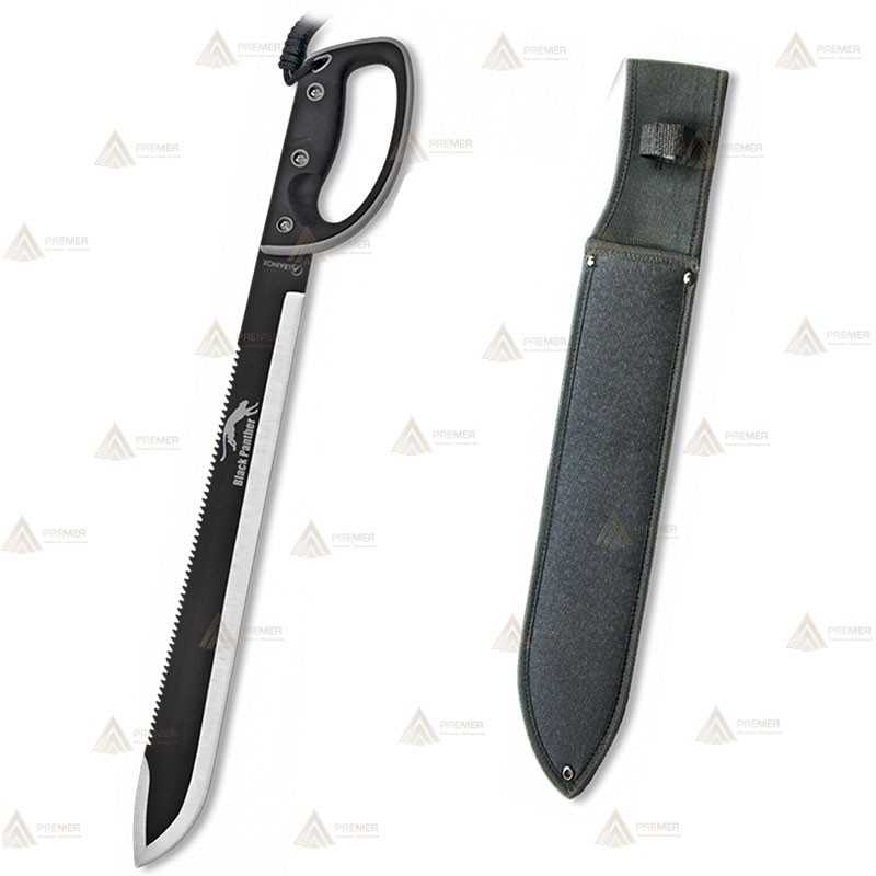 Cortacañas táctico modelo Black Panther con hoja de 45 cm