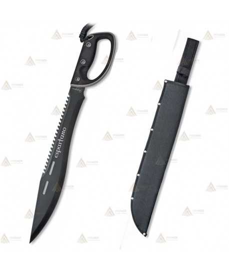 Cortacañas táctico modelo Espartano con hoja de 45 cm