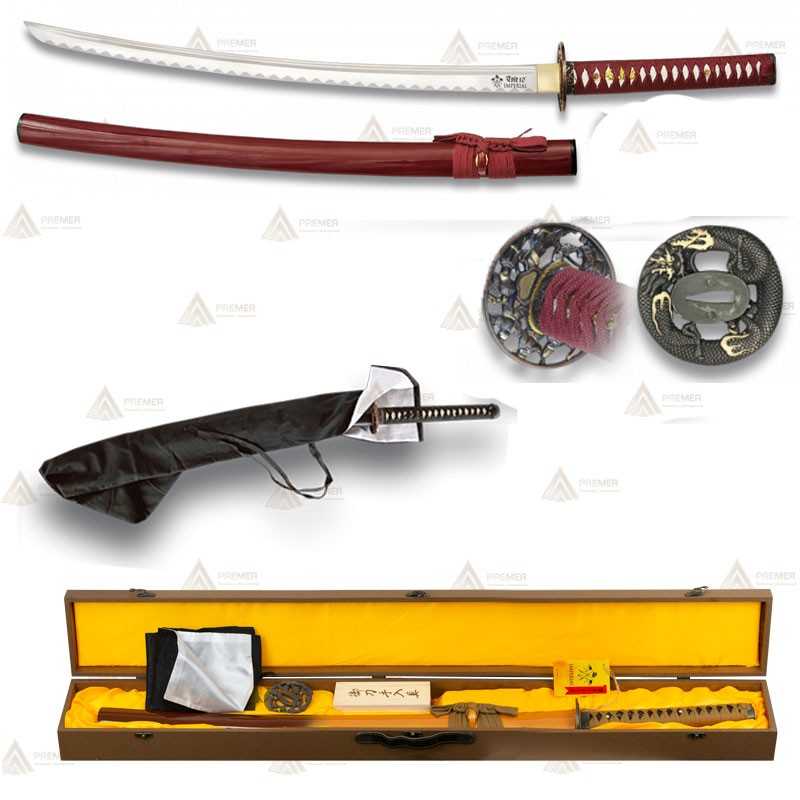 Katana de acero al carbono con hoja de 72,5 cm
