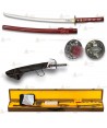 Katana de acero al carbono con hoja de 72,5 cm