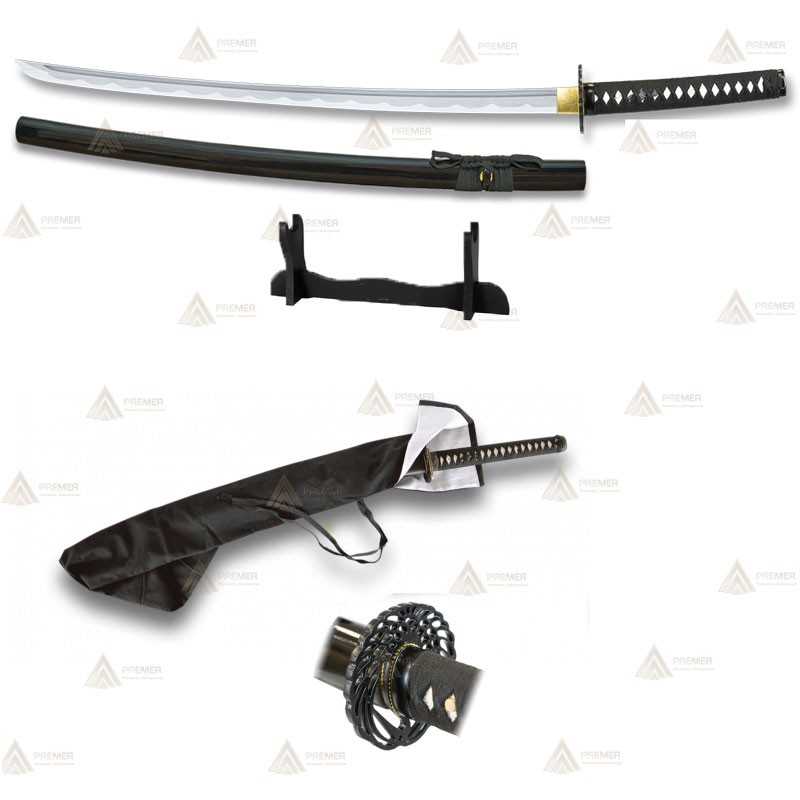 Katana de acero al carbono con hoja de 72,5 cm