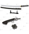 Katana de acero al carbono con hoja de 72,5 cm
