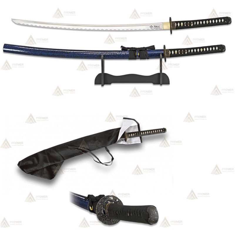 Katana de acero al carbono con hoja de 72,5 cm