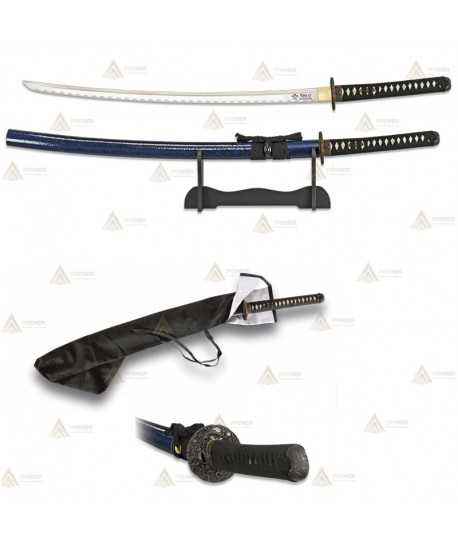Katana de acero al carbono con hoja de 72,5 cm